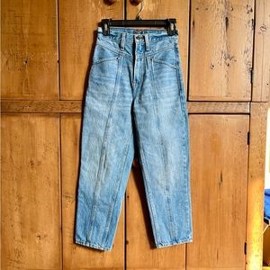 A&F Seamed Jeans, Light Wash, 24/00